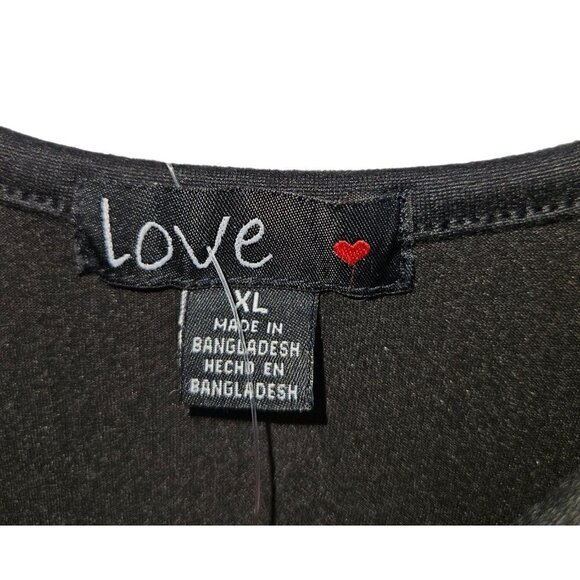 Skiva International Maxi Dress Love XL 14 16 Soft Cut Out Stretch Empire Black - Picture 12 of 15